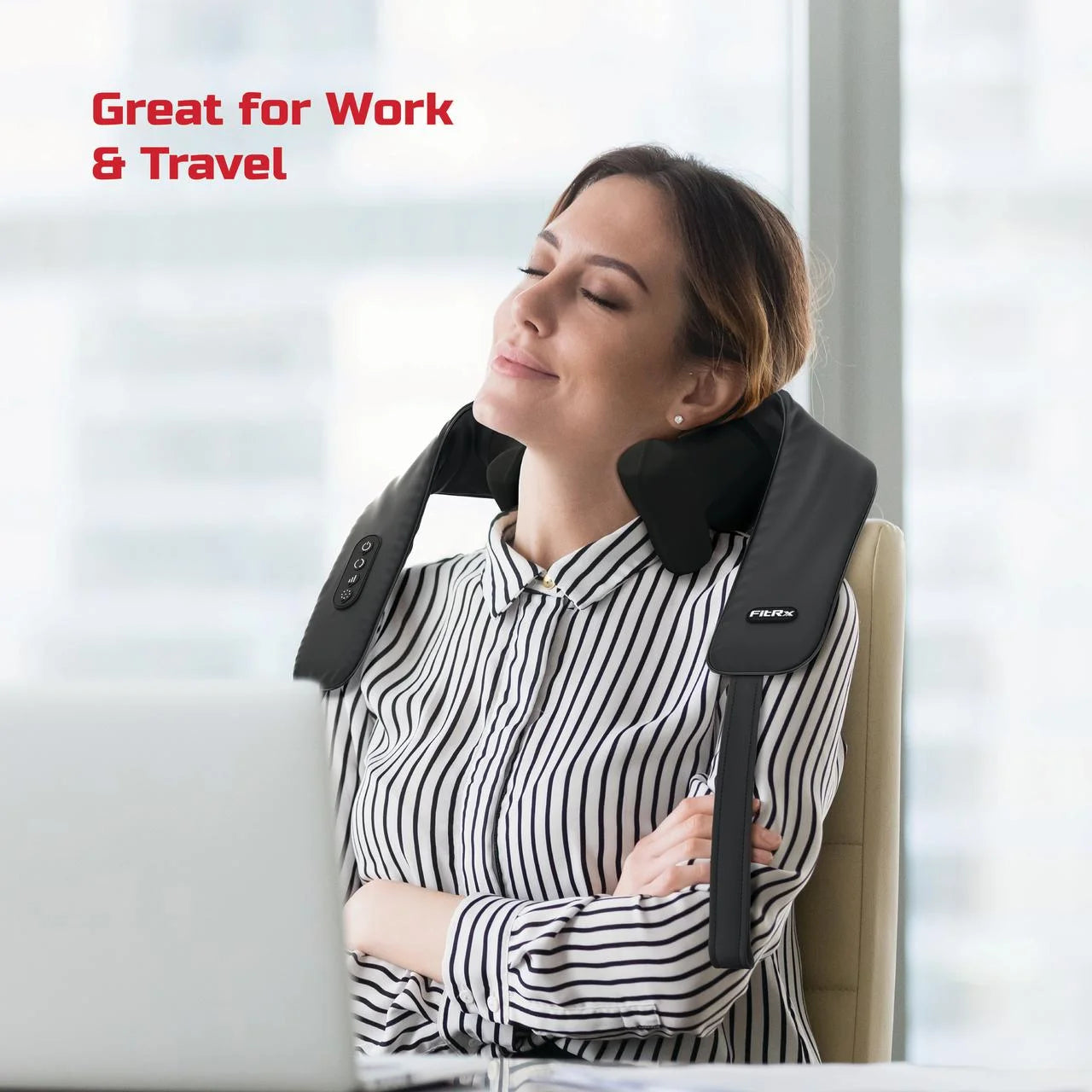 Zenavia™ Cordless Heated Neck and Shoulder Massager